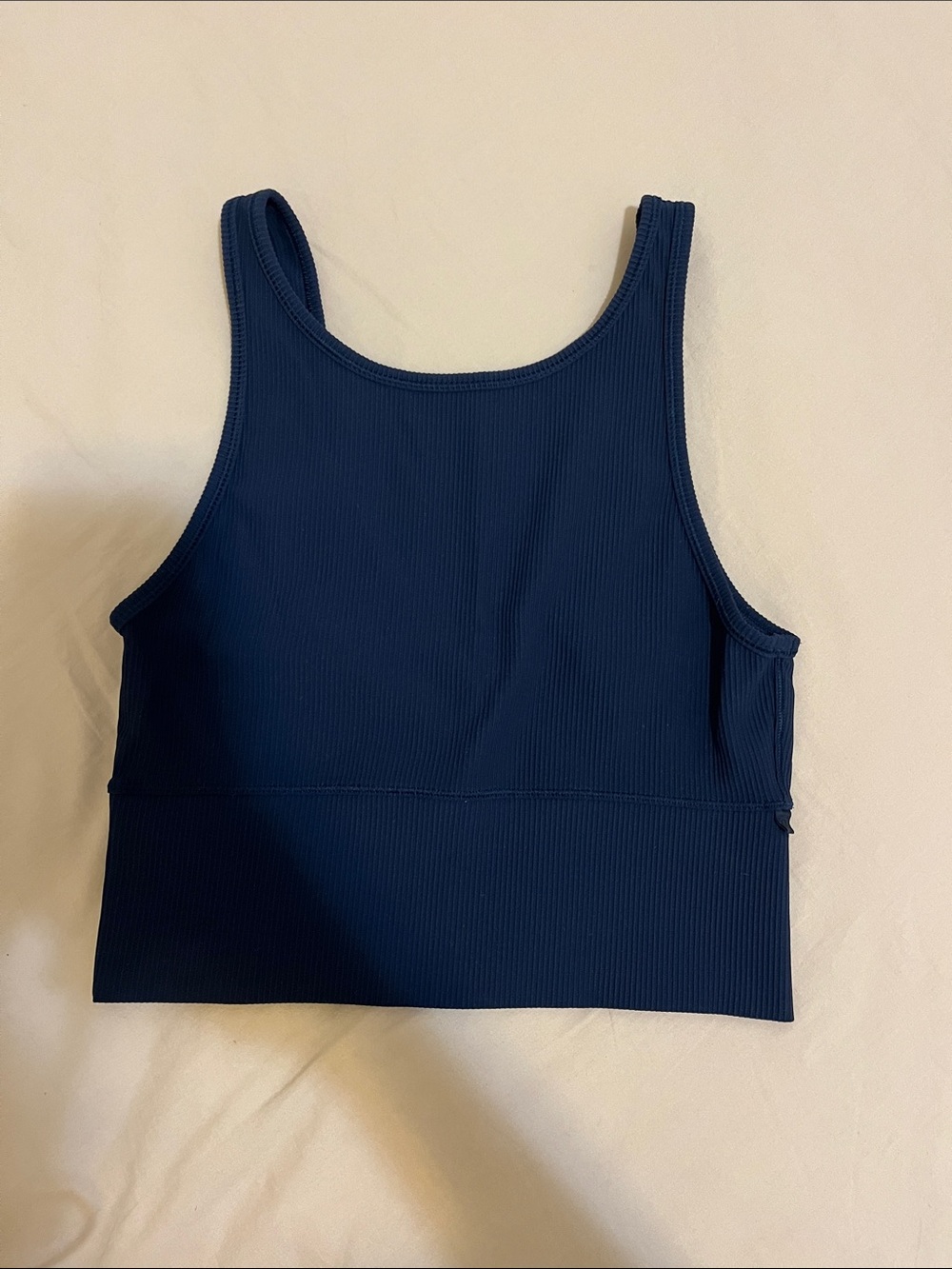 lululemon athletica Deep Navy Ribbed Crop Tank